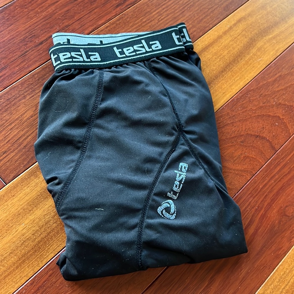 Tesla Long Tights Black L